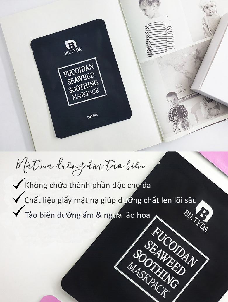 Mat Na Duong Am Butyda Fucoidan Seaweed Mask Pack (4)