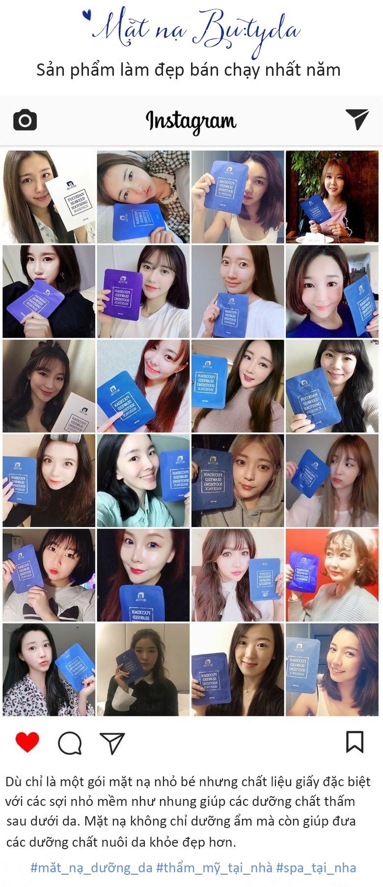 Mat Na Duong Am Butyda Fucoidan Seaweed Mask Pack (6)