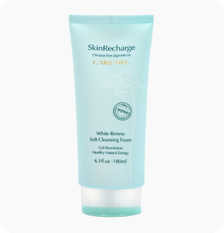 Sữa rửa mặt làm sạch da, trắng sáng da, ngừa mụn cám, mụn đầu đen Care:nel White Renew Soft Cleansing Foam