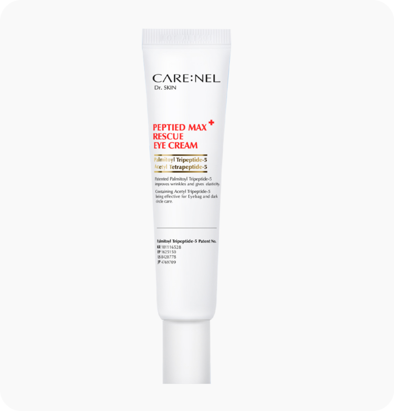 Kem dưỡng giảm quầng thâm, căng da, ngừa nếp nhăn, bọng mắt Carenel Peptied Max Rescue Eye Cream