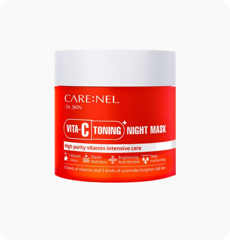 Mặt nạ ngủ dưỡng trắng, ngừa lão hóa Carenel Vita-C Toning+ Night Mask