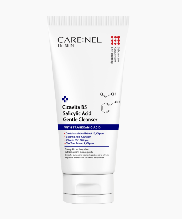 Sữa rửa mặt sạch sâu dịu nhẹ, cân bằng độ pH 5.5, giảm các loại mụn nám, đàn hồi da tốt, dưỡng ẩm mịn màng Cicavita B5Salicylic Acid Gentle Cleanser 150ml